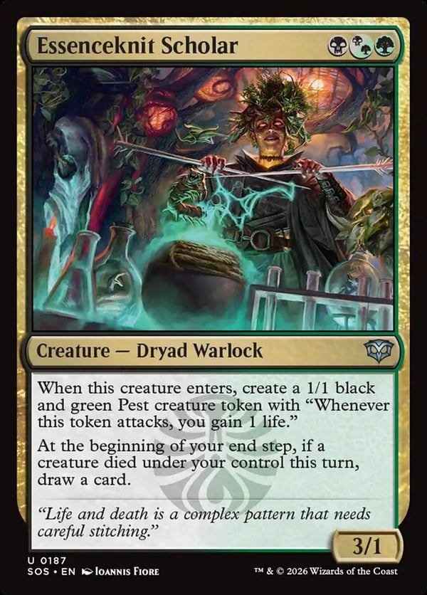 Essenceknit Scholar - Magic: The Gathering