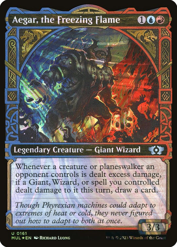 Aegar, the Freezing Flame (Halo Foil) - Magic: The Gathering