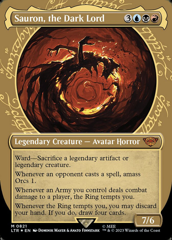 Sauron, the Dark Lord (Showcase) (Surge Foil) - Magic: The Gathering
