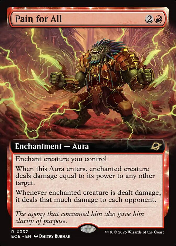 Pain for All (Extended Art) - Magic: The Gathering