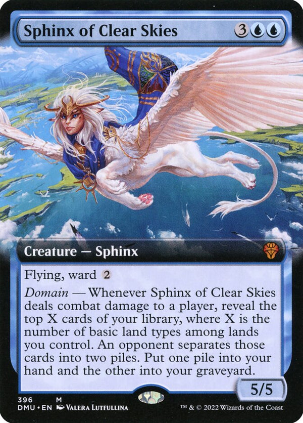 Sphinx of Clear Skies (Extended Art) - Magic: The Gathering