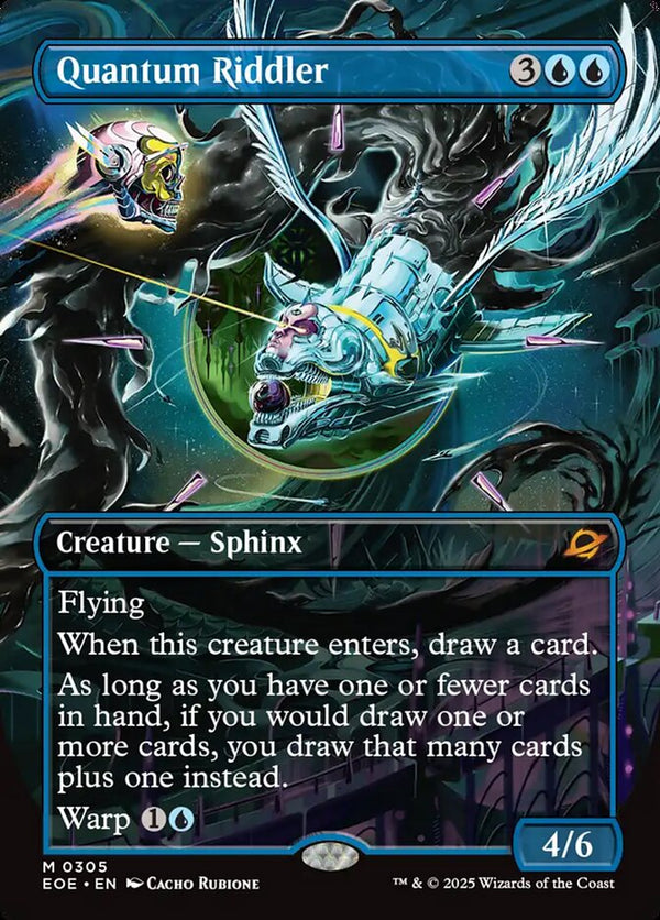 Quantum Riddler (Borderless) - Magic: The Gathering
