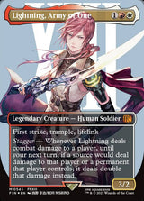 Lightning, Army of One (0545) (Borderless) (Surge Foil) - Magic: The Gathering