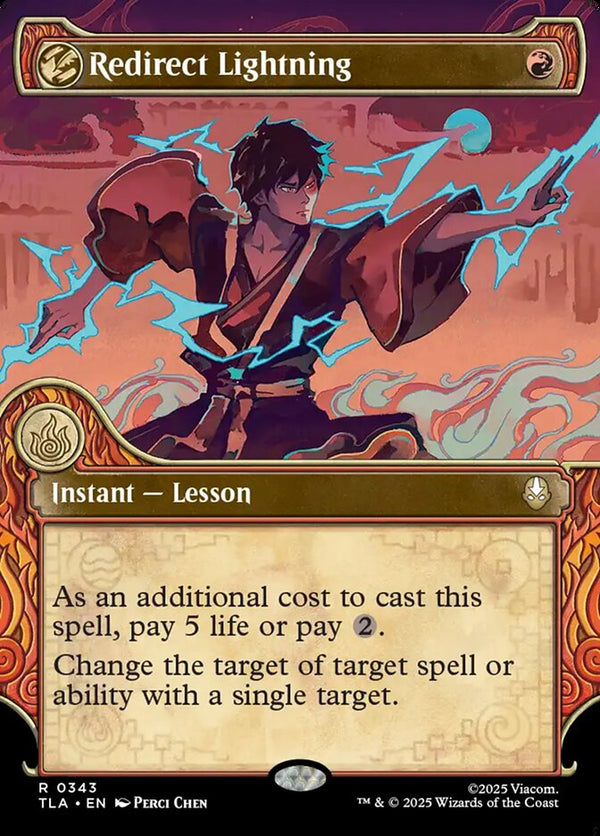 Redirect Lightning (Showcase) - Magic: The Gathering