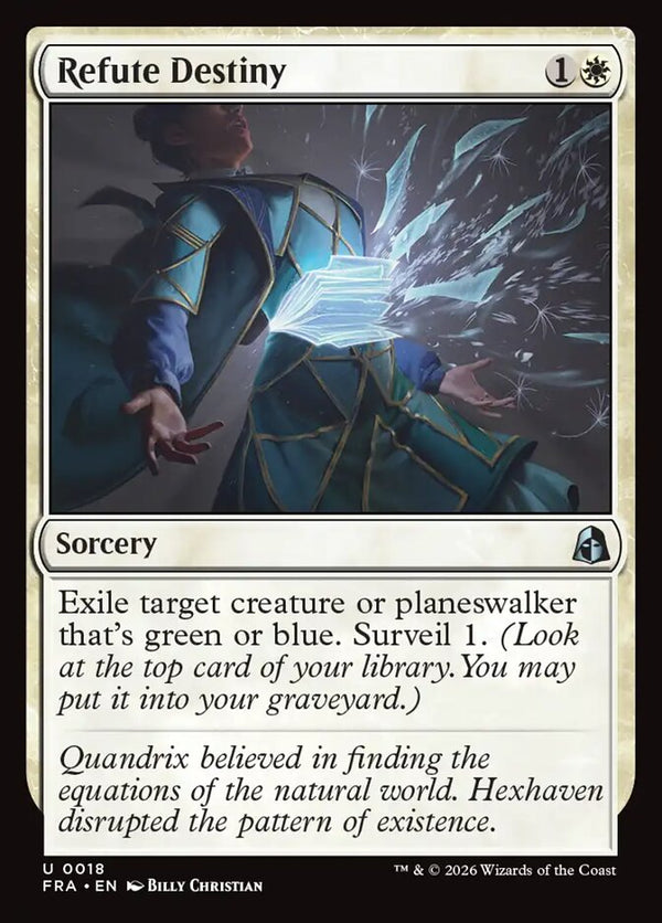 Refute Destiny (FRA 18) - Magic: The Gathering