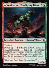 Abomination, Terrifying Titan - Magic: The Gathering