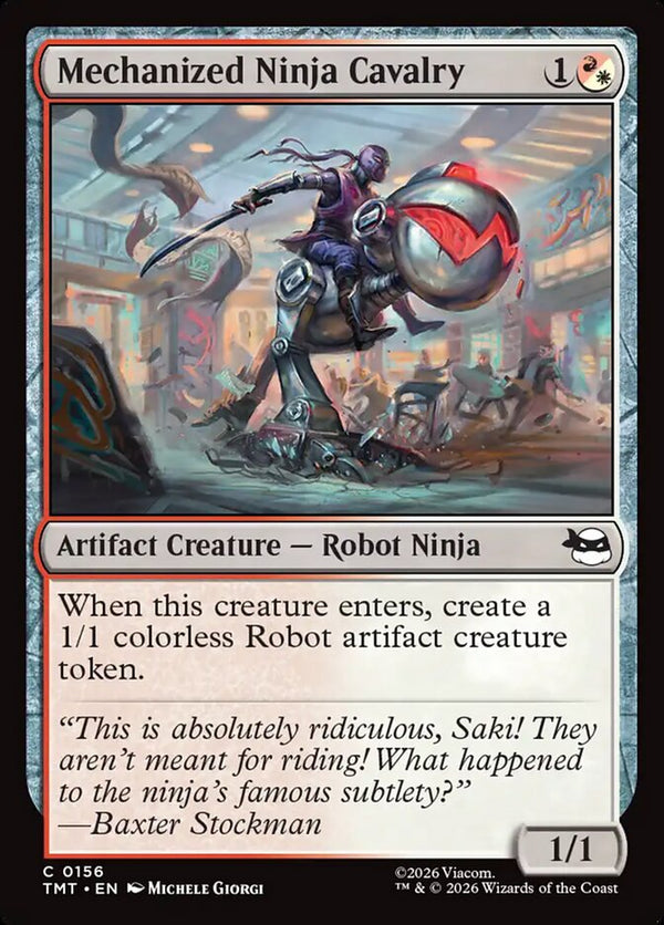 Mechanized Ninja Cavalry - Magic: The Gathering