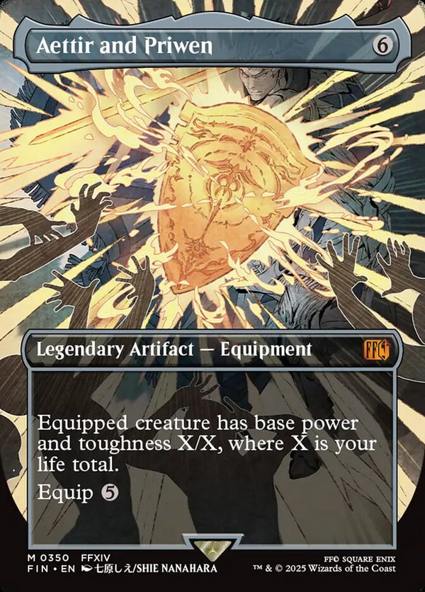 Aettir and Priwen (Borderless) (FIN 350) - Magic: The Gathering