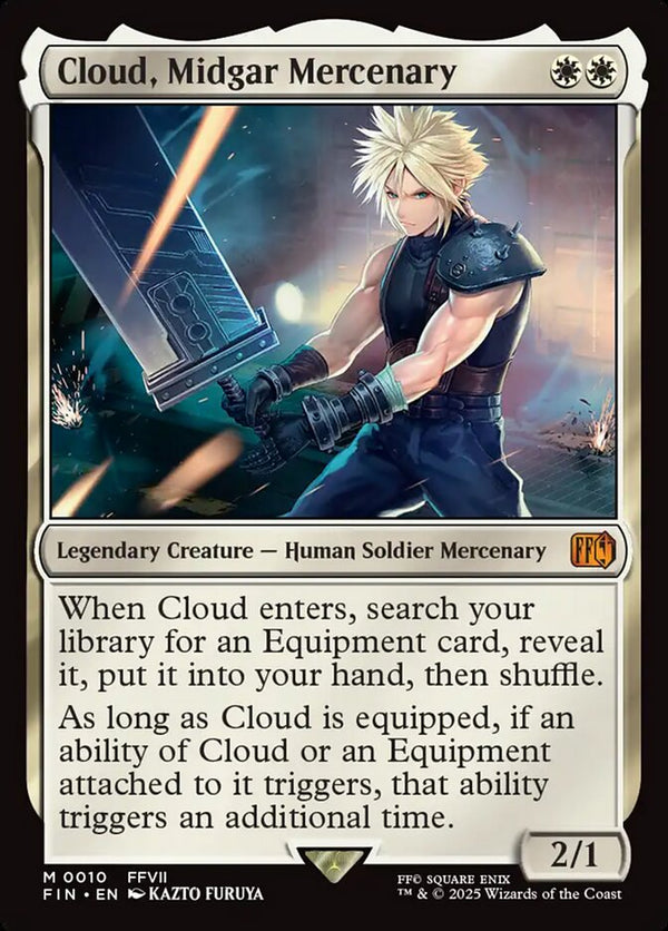 Cloud, Midgar Mercenary - Magic: The Gathering
