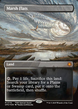 Marsh Flats (Borderless) (Dragonscale Foil) - Magic: The Gathering