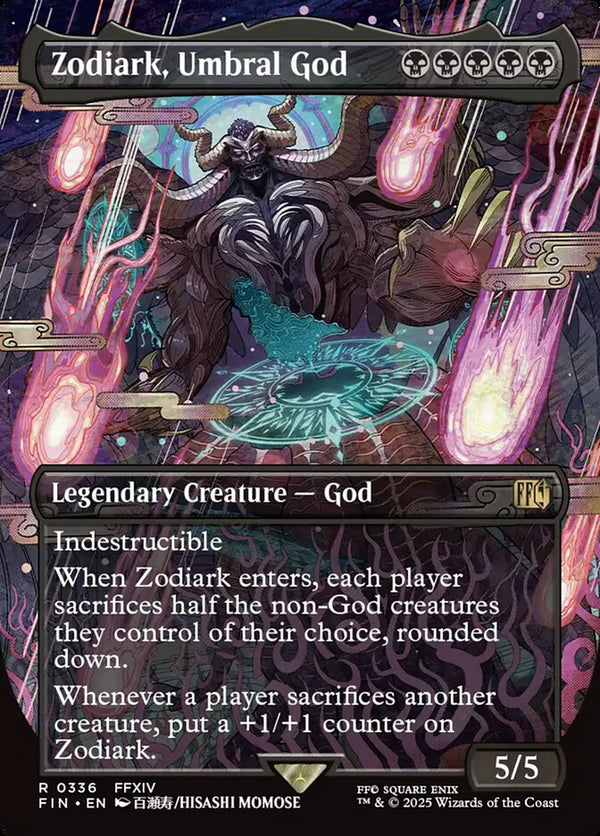 Zodiark, Umbral God (Borderless) - Magic: The Gathering