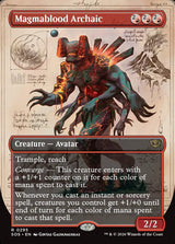 Magmablood Archaic (Borderless) (SOS 295) - Magic: The Gathering