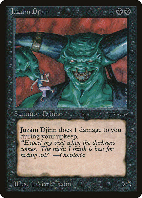 Juzam Djinn - Magic: The Gathering