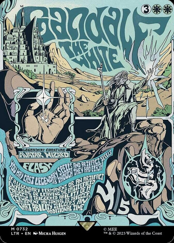 Gandalf the White (Borderless Poster) - Magic: The Gathering