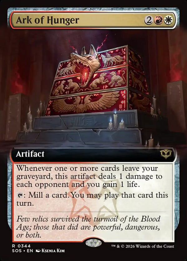 Ark of Hunger (Extended Art) (SOS 344) - Magic: The Gathering