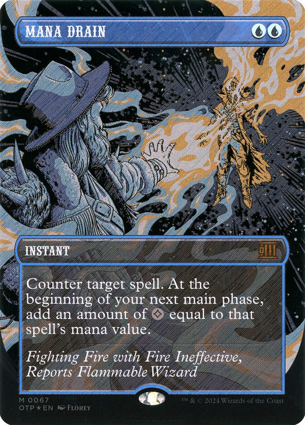 Mana Drain (Textured Foil) - Magic: The Gathering