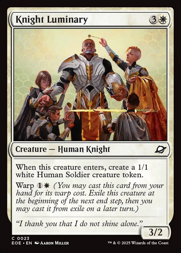 Knight Luminary - Magic: The Gathering
