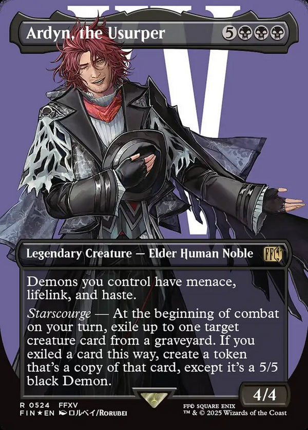 Ardyn, the Usurper (0524) (Borderless) (Surge Foil) - Magic: The Gathering