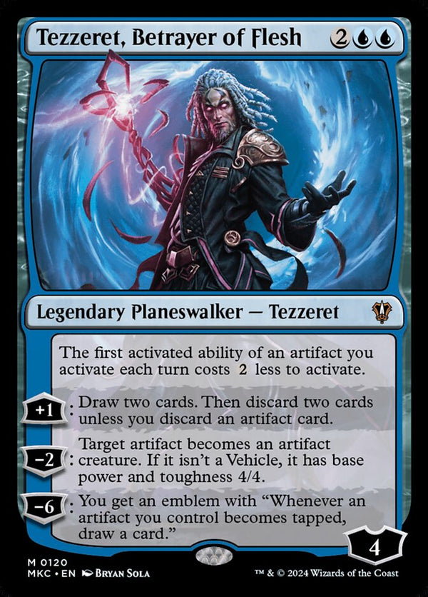 Tezzeret, Betrayer of Flesh - Magic: The Gathering