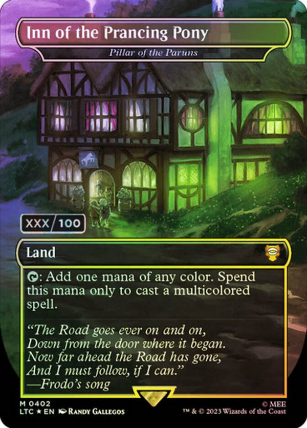 Inn of the Prancing Pony - Pillar of the Paruns (Serial Numbered) - Magic: The Gathering