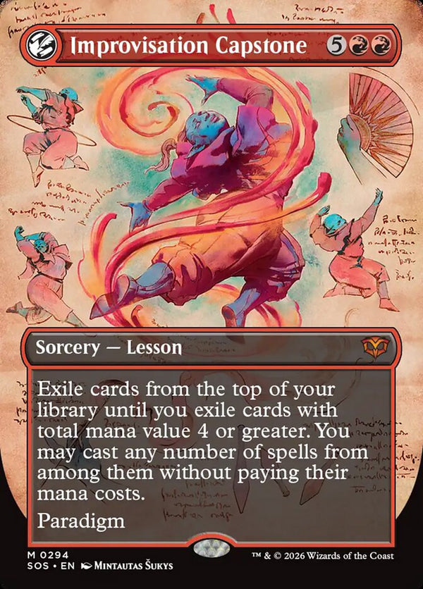 Improvisation Capstone (Borderless) - Magic: The Gathering