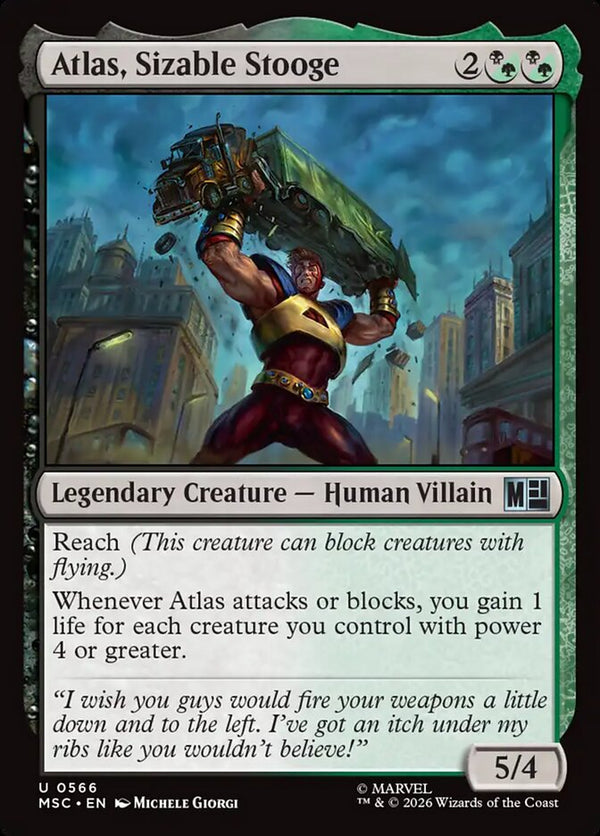 Atlas, Sizable Stooge (MSC 566) - Magic: The Gathering