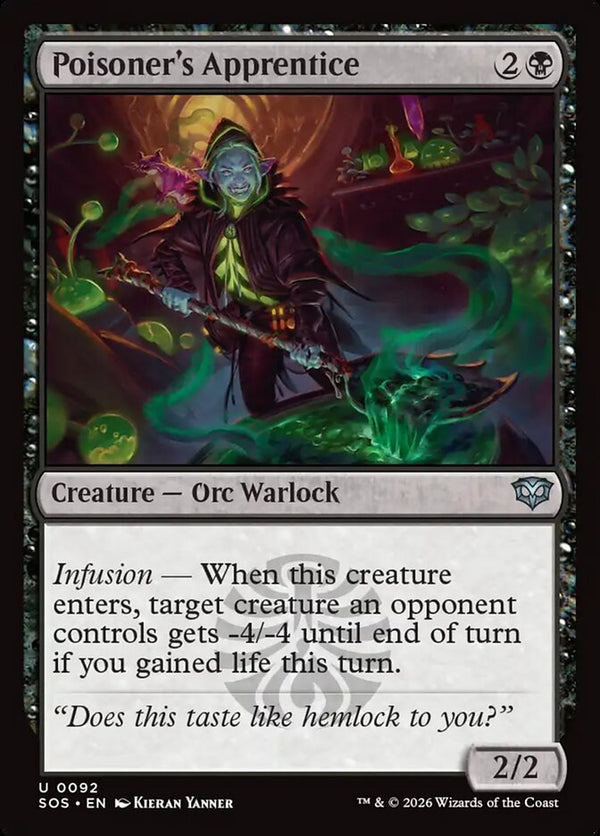 Poisoner's Apprentice - Magic: The Gathering