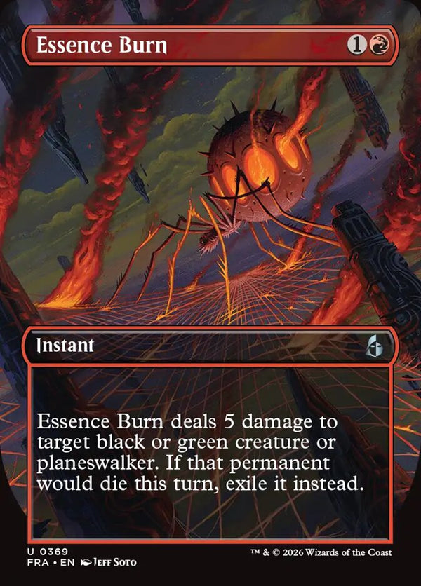 Essence Burn (Borderless) (FRA 369) - Magic: The Gathering