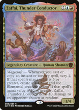 Zaffai, Thunder Conductor (Display Commander) - Thick Stock - Magic: The Gathering