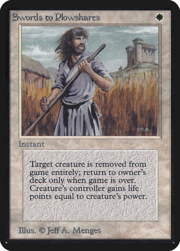 Swords to Plowshares - Magic: The Gathering
