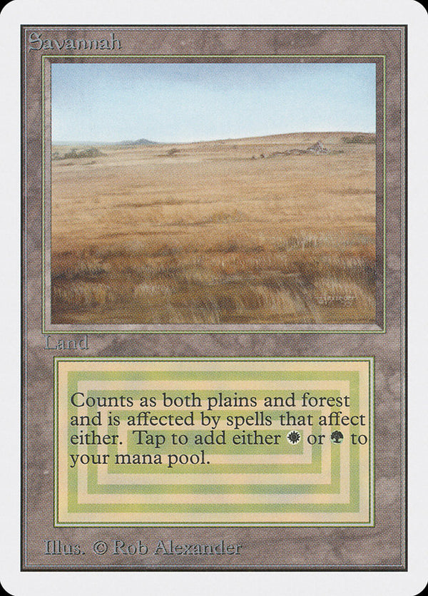 Savannah - Magic: The Gathering