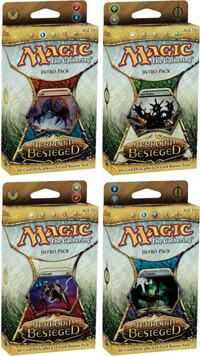 Mirrodin Besieged - All 4 Intro Packs - Magic: The Gathering