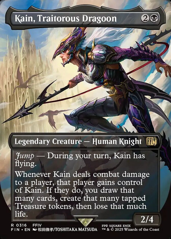 Kain, Traitorous Dragoon (Borderless) - Magic: The Gathering
