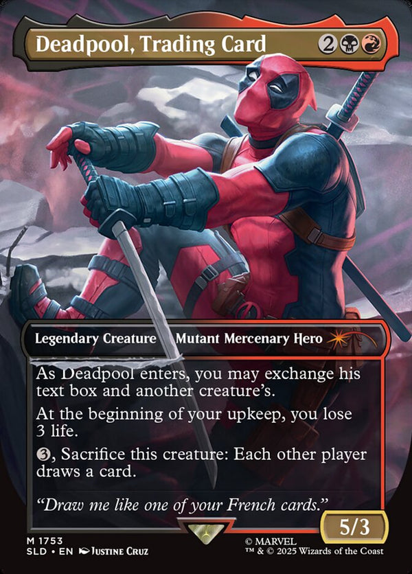Deadpool, Trading Card (1753) - Magic: The Gathering