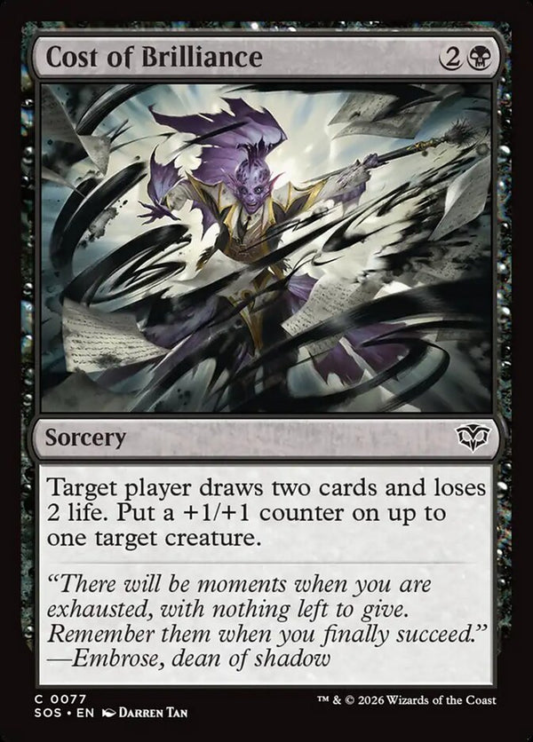 Cost of Brilliance - Magic: The Gathering