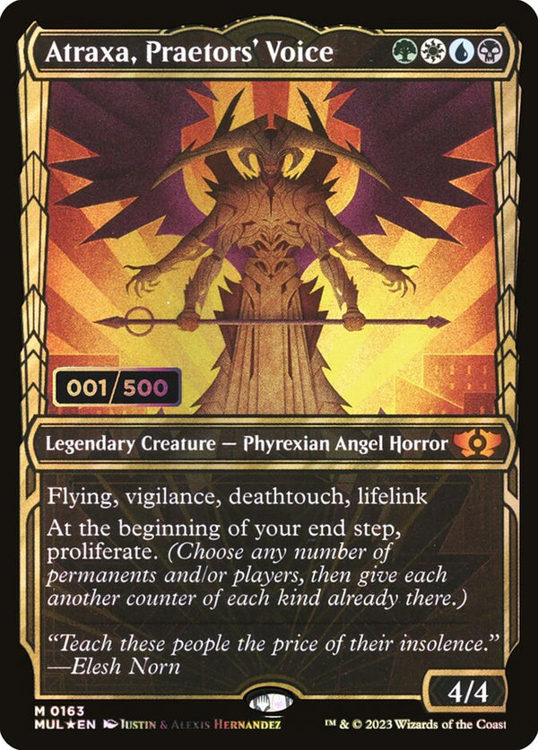 Atraxa, Praetors' Voice (Serial Numbered) - Magic: The Gathering