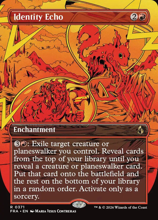 Identity Echo (Borderless) (FRA 371) - Magic: The Gathering