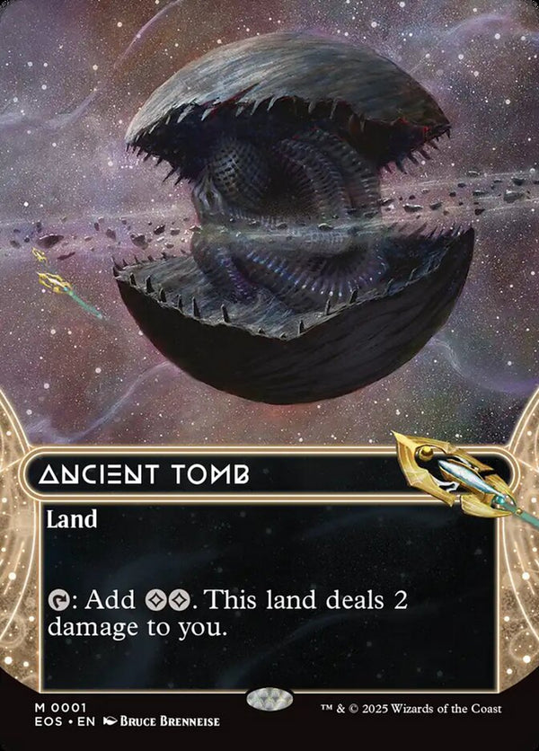 Ancient Tomb (0001) (Borderless) - Magic: The Gathering