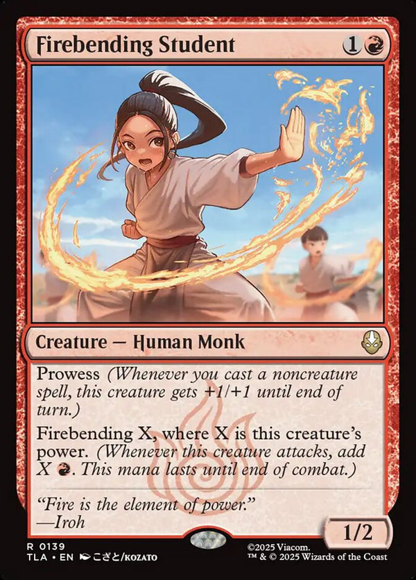Firebending Student - Magic: The Gathering