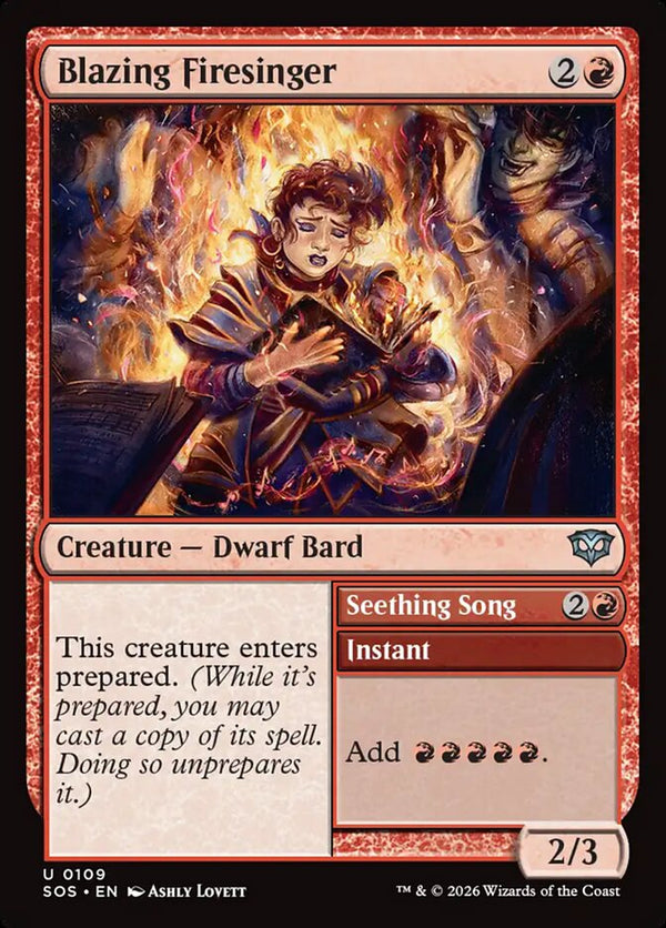 Blazing Firesinger - Magic: The Gathering