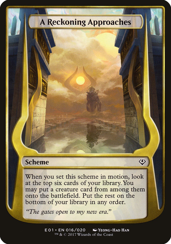 A Reckoning Approaches (Archenemy: Nicol Bolas) - Magic: The Gathering