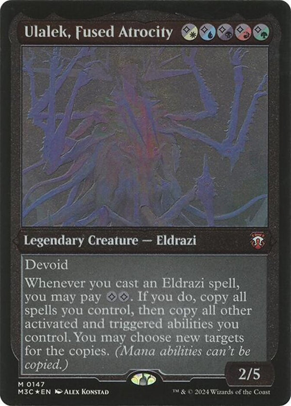 Ulalek, Fused Atrocity (Display Commander) - Thick Stock - Magic: The Gathering