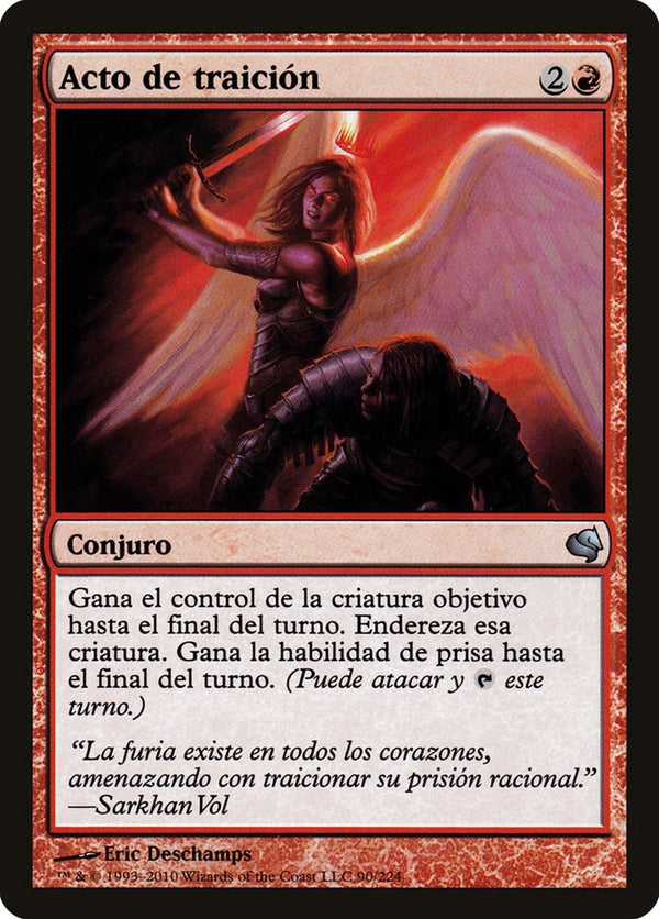 Act of Treason (Spanish) - "Acto de traicion" - Magic: The Gathering