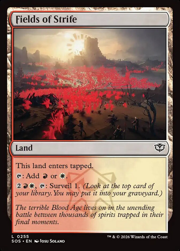 Fields of Strife - Magic: The Gathering