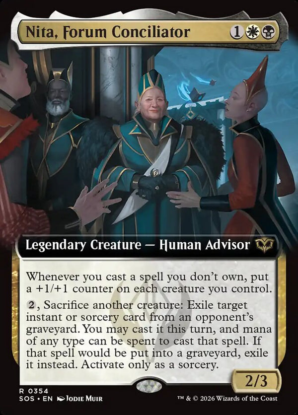 Nita, Forum Conciliator (Extended Art) (SOS 354) - Magic: The Gathering