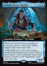 Elrond, Moon-Reader (Extended Art) (HOB 290) - Magic: The Gathering