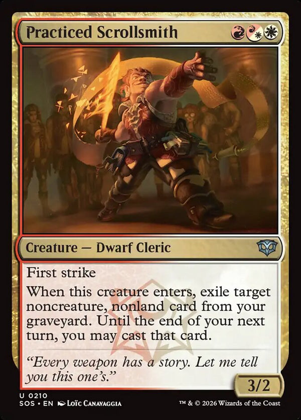 Practiced Scrollsmith - Magic: The Gathering