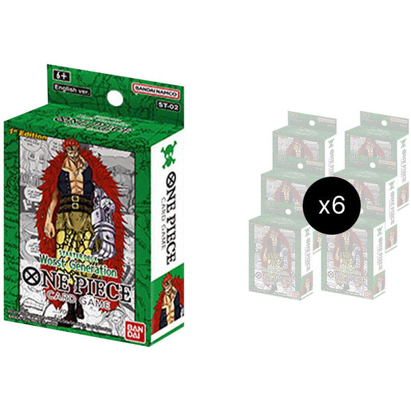 Super Pre-Release Starter Deck 2: Worst Generation Display - One Piece Card Game