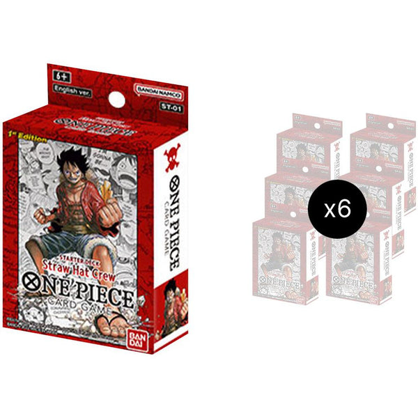Super Pre-Release Starter Deck 1: Straw Hat Crew Display - One Piece Card Game