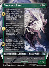 Summon: Fenrir (Borderless) (FIN 372) - Magic: The Gathering